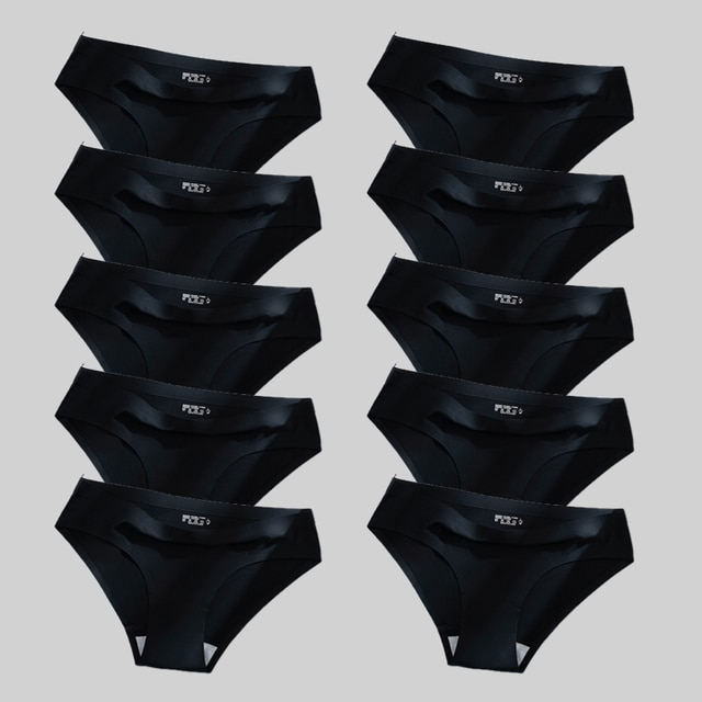 Calcinha Seda Soft Sem Costura (Kit Com 6 Peças)