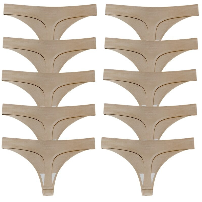 Calcinha Seda Soft Sem Costura (Kit Com 6 Peças)