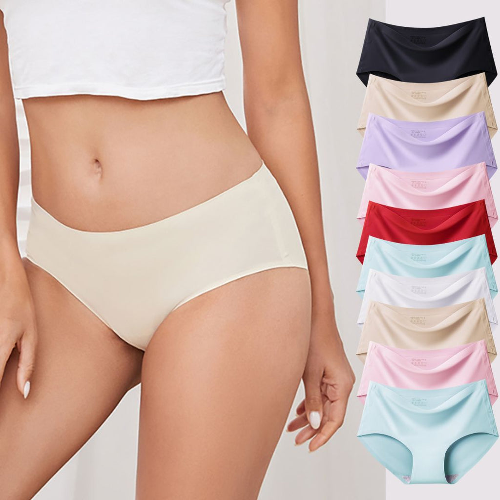 Calcinha Seda Soft Sem Costura (Kit Com 6 Peças)