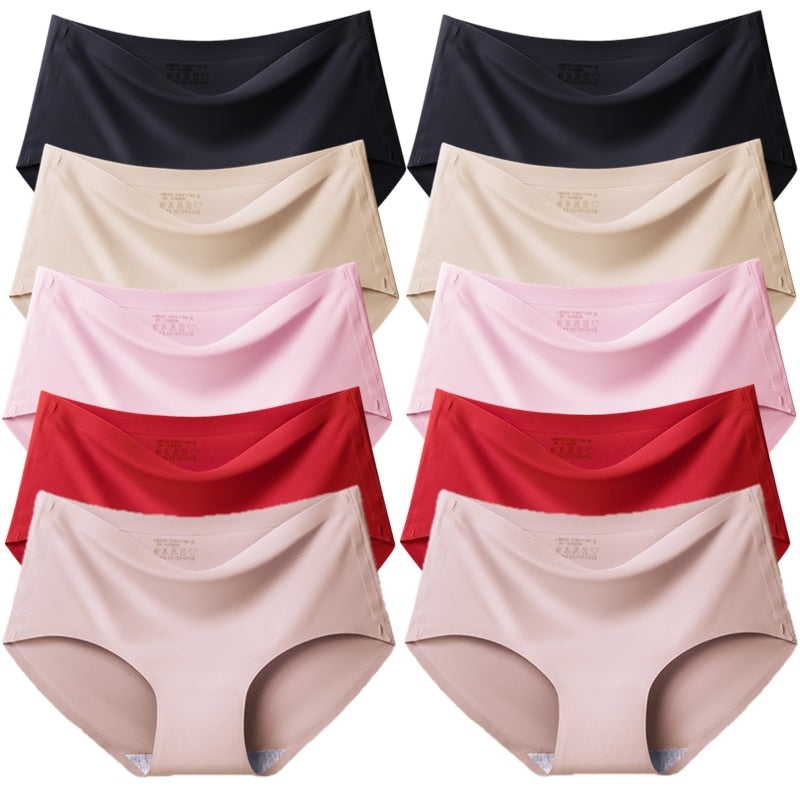 Calcinha Seda Soft Sem Costura (Kit Com 6 Peças)