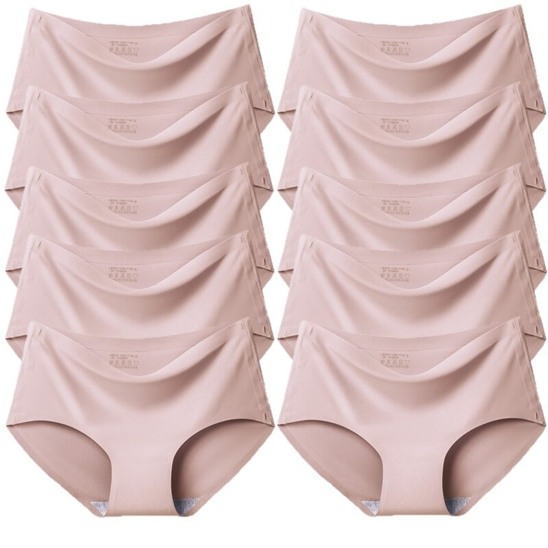 Calcinha Seda Soft Sem Costura (Kit Com 6 Peças)