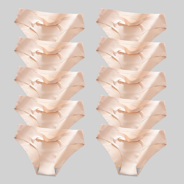 Calcinha Seda Soft Sem Costura (Kit Com 6 Peças)