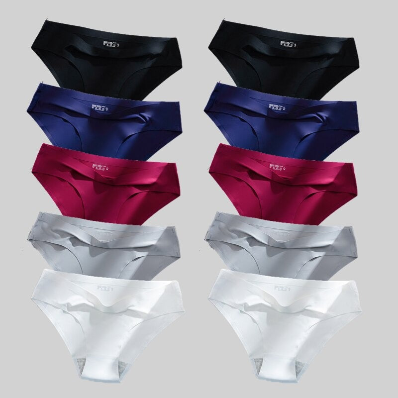 Calcinha Seda Soft Sem Costura (Kit Com 6 Peças)